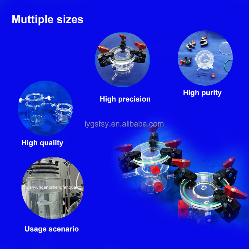 kasus perusahaan terbaru tentang Custom Double Layer Quartz Glass Reactor untuk Laboratory Semiconductor Clients-Eva