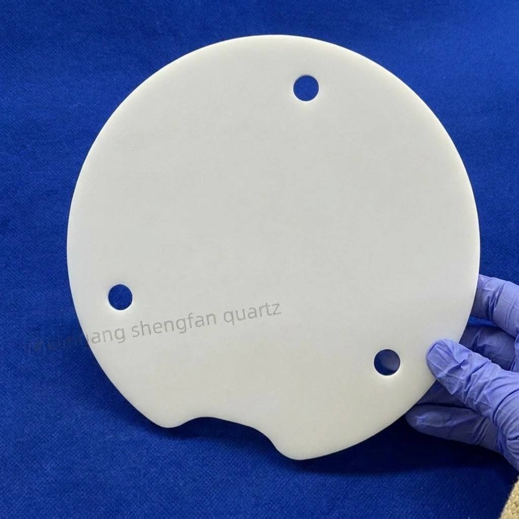 kasus perusahaan terbaru tentang Opaque Quartz Perforated Sheets: High-Reflectivity Thermal Radiation Shielding Materials for Semiconductor-Mia