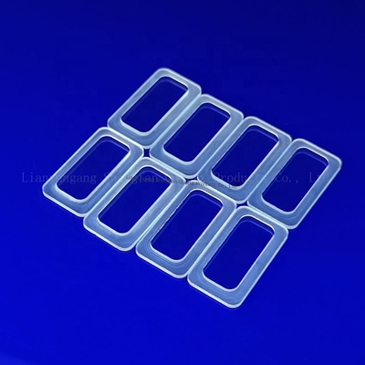 kualitas  Customized Heat Resistant Fused Silica Quartz Glass Plate With High Transparent pabrik