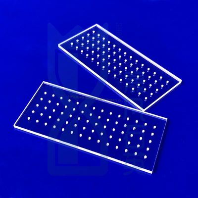 kualitas  High Purity Heat Resistant Shape Quartz Glass Plate ±0.02mm Tolerance Customized For High Temperature pabrik