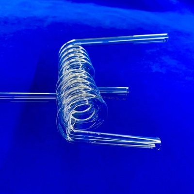 kualitas  Factory Custom Laboratory High Temperature And Corrosion Resistant Quartz Spiral Tube pabrik