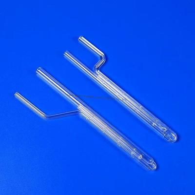 kualitas  Custom High Temperature and Corrosion Resistant BET Quartz Sample Tubes for Laboratory Use pabrik