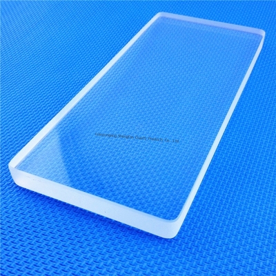 kualitas  1-60mm High Purity Clear Fused Silica Plate Heat Resistance  Transparent Arc Silica Quartz Plate pabrik