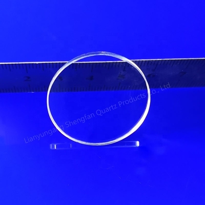 Heat Resistance Quartz Sight Glass Plate Transmisi Tinggi Transparan Untuk Sinar UV