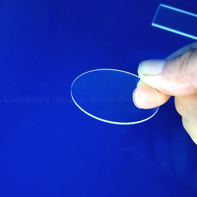Grosir Disesuaikan Optik Quartz Window Fused Silikon Quartz Plat