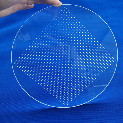 High Transmittance Quartz Glass Plate Transparent Cutting Untuk Laser Light Laser Boring