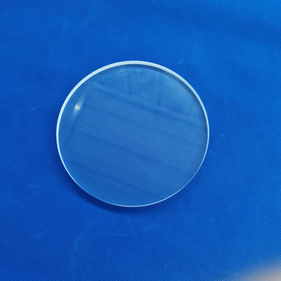 Transparan Clear Quartz Disc Sight Glass Sheet Tahan Suhu Tinggi