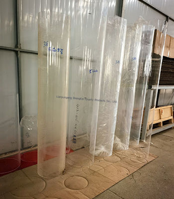 Tabung Kaca Kuarsa Transparan Transmisi Tinggi dengan Isolasi Listrik yang Baik dan Ketahanan Korosi