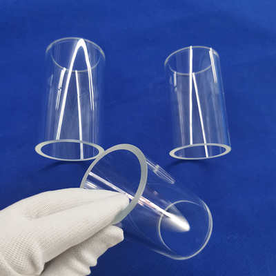 Reactor Quartz Testing Tube Kaca Lengan Untuk Lampu Kuman 40 MM
