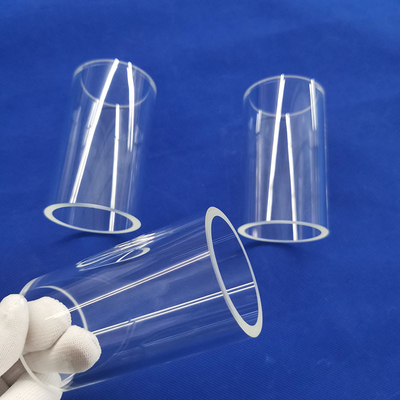 Reactor Quartz Testing Tube Kaca Lengan Untuk Lampu Kuman 40 MM
