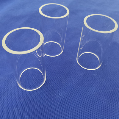 Reactor Quartz Testing Tube Kaca Lengan Untuk Lampu Kuman 40 MM