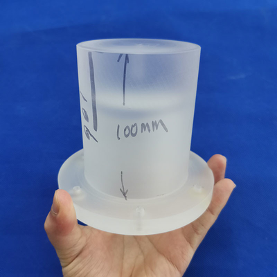 Pemanasan Tabung Kaca Kuarsa Flange Sio2 2.2g / Cm3 Morse Kemurnian Tinggi 6.5