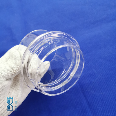 Fused Silica Quartz Glass Flange Ring Sio2 Tembus Buram