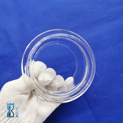 Fused Silica Quartz Glass Flange Ring Sio2 Tembus Buram
