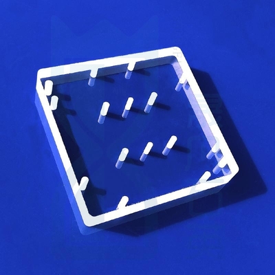 Uv Optical Quartz Glass Crystal Plate Transparan Tipis 100mm
