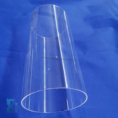 Pabrik Custom Diameter Besar Quartz Glass Tube Suhu Tinggi dan tahan korosi untuk aplikasi industri