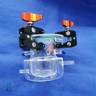 Custom Manufacturing Clear Quartz Glass Reactor Untuk Laboratorium