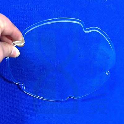 Custom High Purity UV Fused Silica Quartz Glass Optical Windows Untuk Instrumen Elektronik