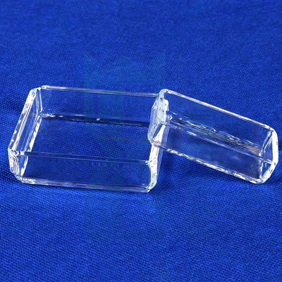 Pelat kaca Kuarsa tahan korosi dengan peredaran tinggi dengan suhu kerja 1100 °C