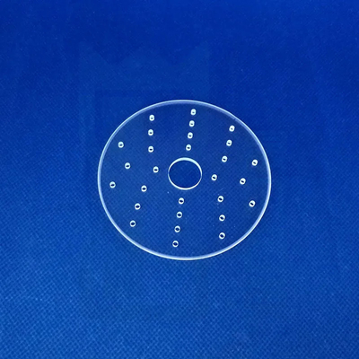 Pabrik Custom Quartz Glass Sheet Laser Suhu Tinggi Dibocorkan