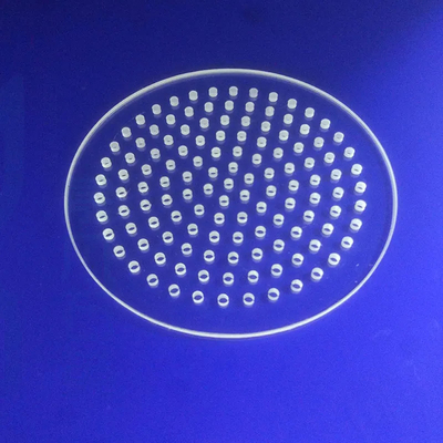 Pabrik Custom Quartz Glass Sheet Laser Suhu Tinggi Dibocorkan