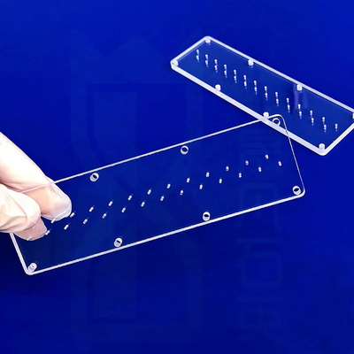 Pabrik Custom Quartz Glass Sheet Laser Suhu Tinggi Dibocorkan