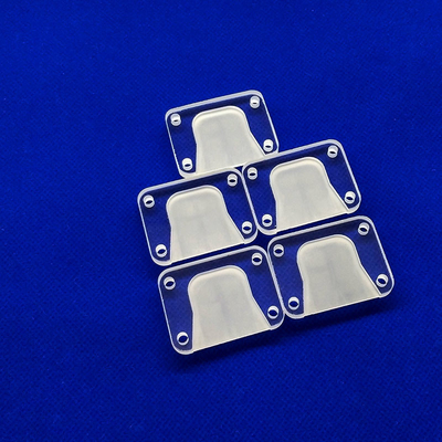 CNC Finishing Quartz Glass Sheet tahan korosi Opaque
