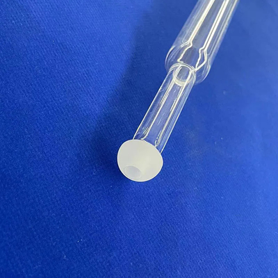 Profesional Custom Korosi Tahan Las Sisi Pipa Kuarsa Glass Tube