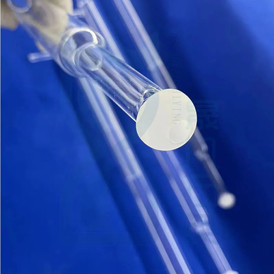 Profesional Custom Korosi Tahan Las Sisi Pipa Kuarsa Glass Tube