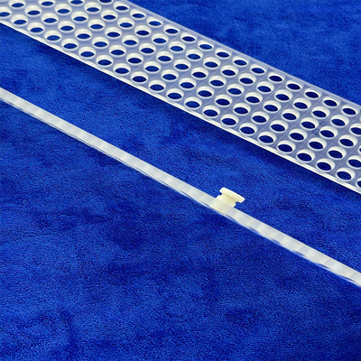 Pabrik Custom tahan korosi transparan perforated Quartz Sheet