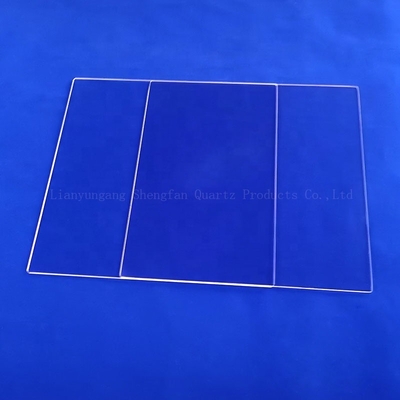 Custom High Purity Fused Silica Quartz Glass Optical Windows Untuk Melindungi Sensor
