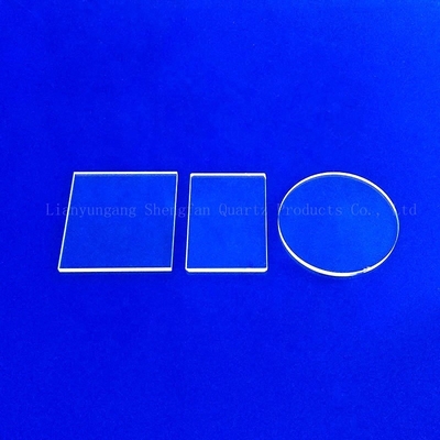 Custom High Purity Fused Silica Quartz Glass Optical Windows Untuk Melindungi Sensor
