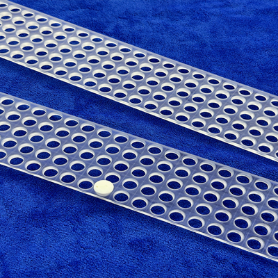 Tinggi kemurnian suhu tinggi jendela UV laser perforated peleburan quartz pelat kaca
