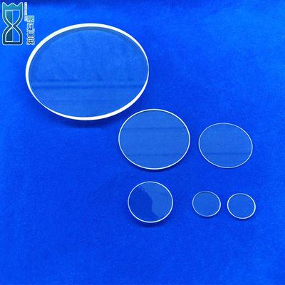 Custom High Purity UV Fused Silica Quartz Glass Optical Windows Untuk Instrumen Elektronik