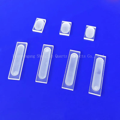 Pabrik Custom Slotted Quartz Glass Sheet Tahan Suhu Tinggi