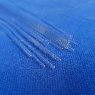 Pabrik Custom Transparan Diameter Kecil Kuarsa Kapiler Suhu Tinggi Korosi tahan