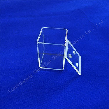 Pelat Kaca Kuarsa Tahan Korosi Transmisi Tinggi untuk Penggunaan Laboratorium Suhu Tinggi