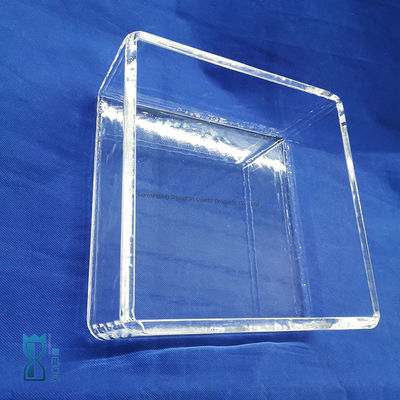 Pelat Kaca Kuarsa Tahan Korosi Transmisi Tinggi untuk Penggunaan Laboratorium Suhu Tinggi