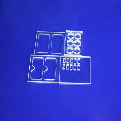 Clear Fused Silica Quartz Glass Sheet Quartz Glass Plate Sheet Disc untuk industri optik
