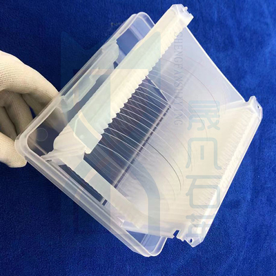 Custom High Purity UV Fused Silica Quartz Glass Optical Windows Untuk Instrumen Elektronik