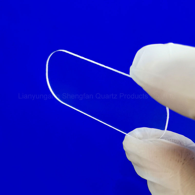 Custom High Purity UV Fused Silica Quartz Glass Optical Windows Untuk Instrumen Elektronik