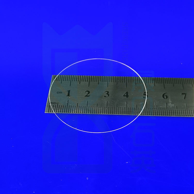 Custom High Purity UV Fused Silica Quartz Glass Optical Windows Untuk Instrumen Elektronik