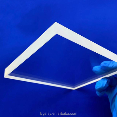 Custom ultra-tipis UV jendela optik lembaran kuarsa jendela sheet