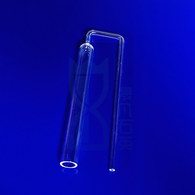 Custom Laboratory BET Quartz Glass Sample Tube tahan suhu tinggi