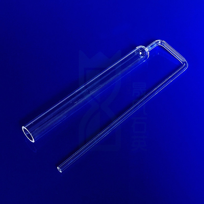 Custom Laboratory BET Quartz Glass Sample Tube tahan suhu tinggi