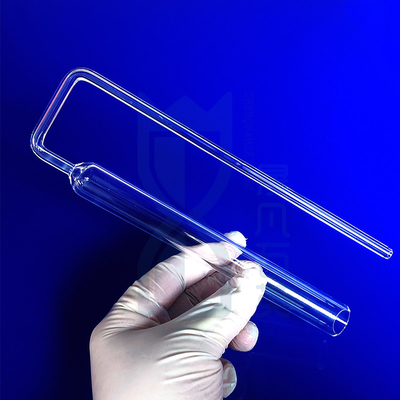 Custom Laboratory BET Quartz Glass Sample Tube tahan suhu tinggi