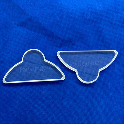 Custom ultra-tipis UV jendela optik lembaran kuarsa jendela sheet