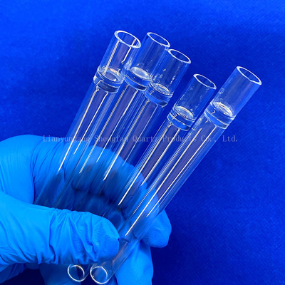Produsen Cina laboratorium khusus suhu tinggi tahan tabung kaca kuarsa