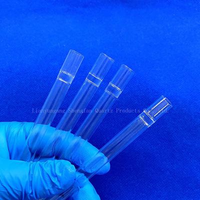 Pabrik kustom tahan suhu tinggi tabung kuarsa diameter besar