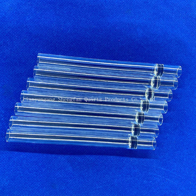 Pabrik kustom tahan suhu tinggi tabung kuarsa diameter besar